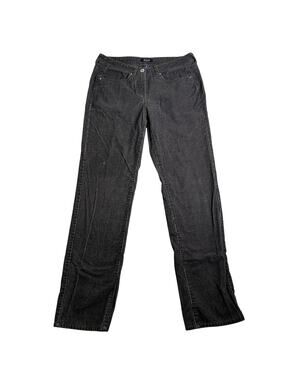 Bogari Corduroy Pants Women's 4 Black Straight Leg Minimalist Dark Academia